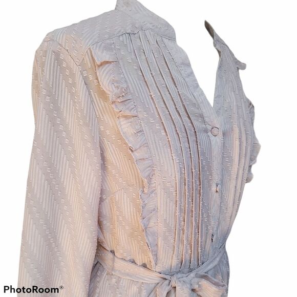 NANNETTE Pintuck Long Sleeve‎ Dress SIZE 2 - Picture 2 of 13